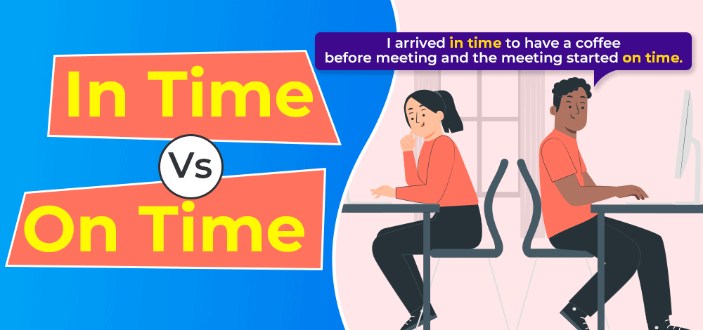 On time vs in time